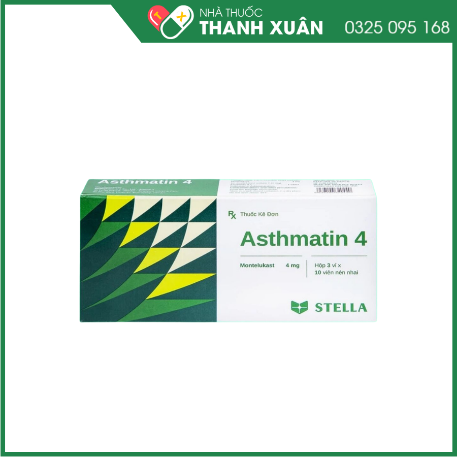 Asthmatin 4 phòng và điều trị hen suyễn